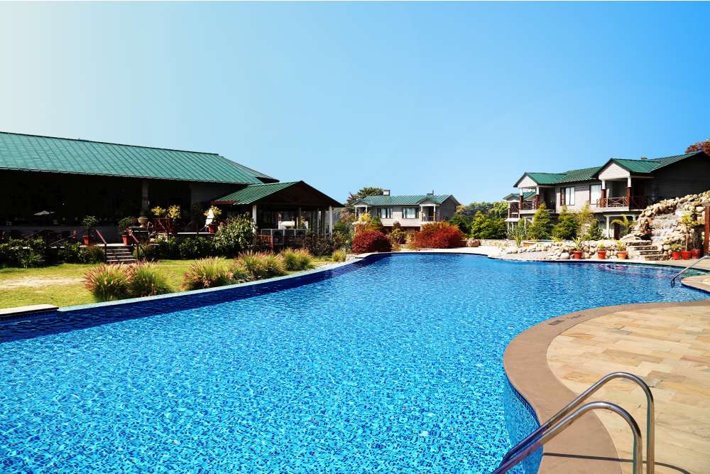 Resort pool | jim corbett resorts pool made by premium pools